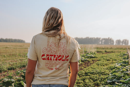 Local Organic Catholic Hippie- T Shirt