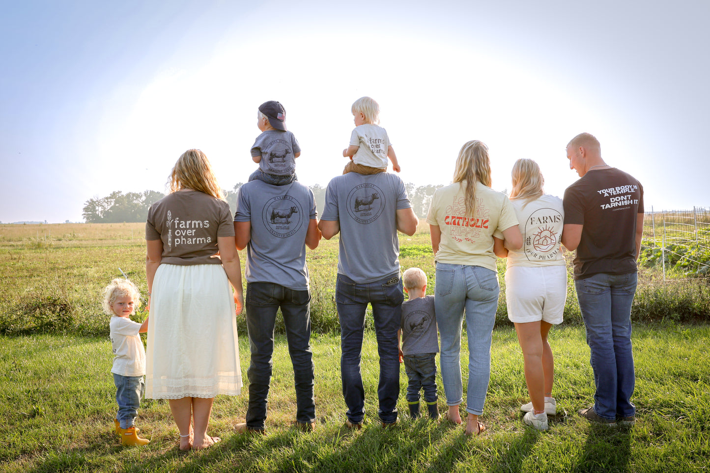 Farms over Pharma Needle - T Shirt