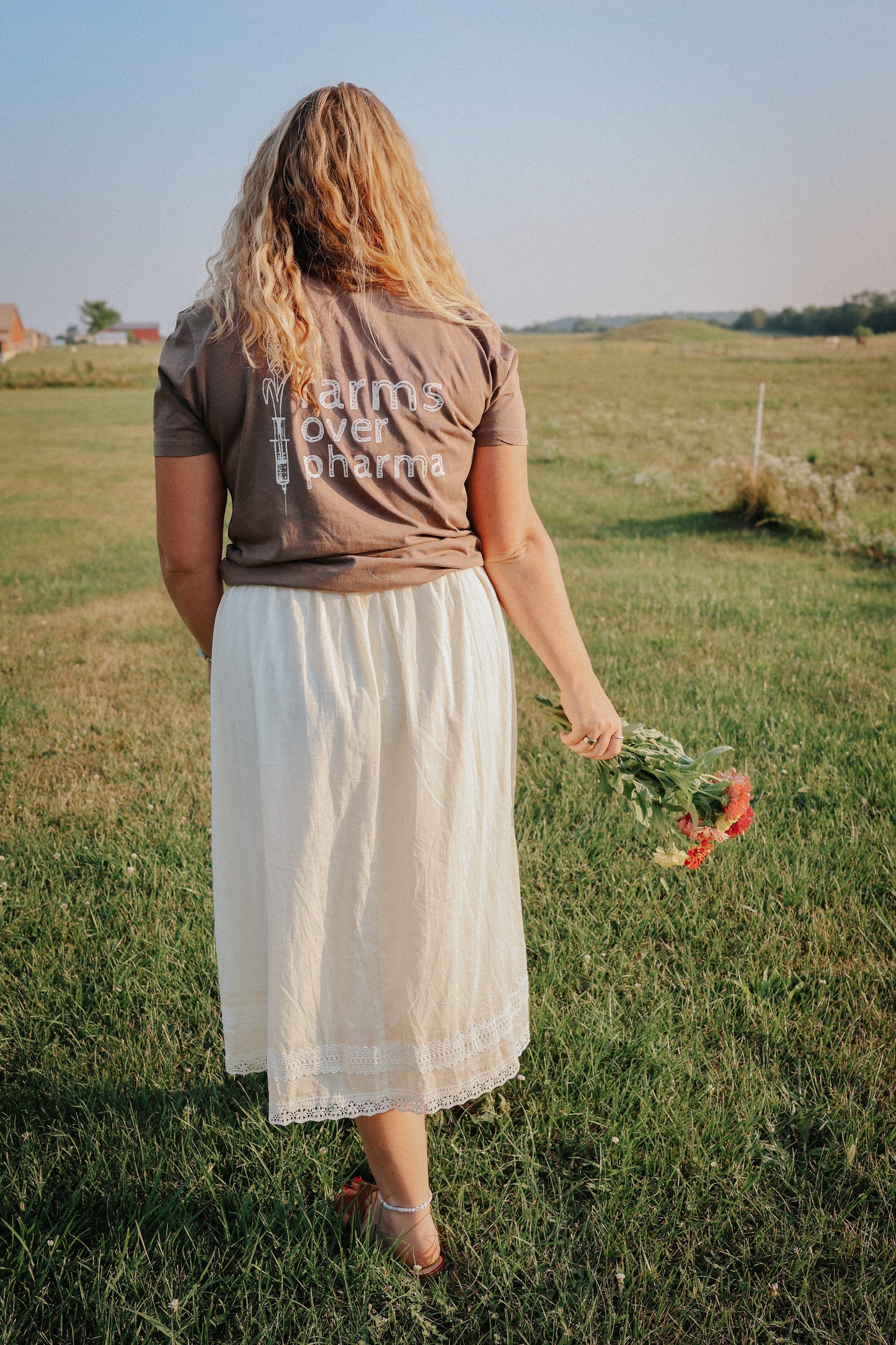 Farms over Pharma Needle - T Shirt