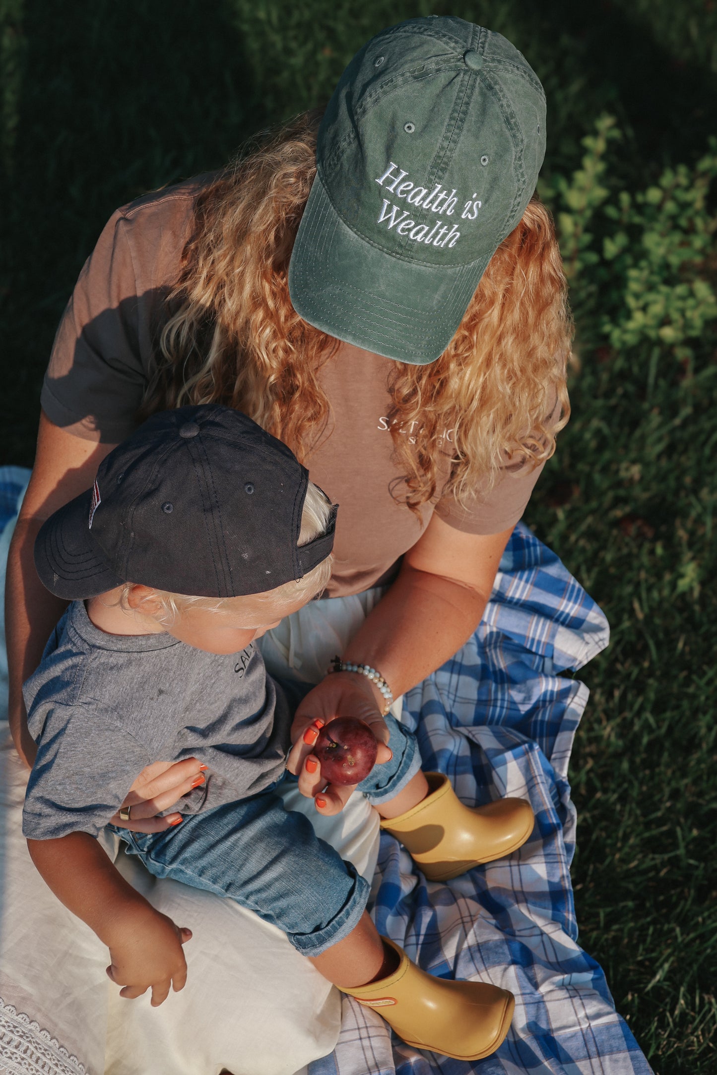 Health is Wealth GREEN Hat