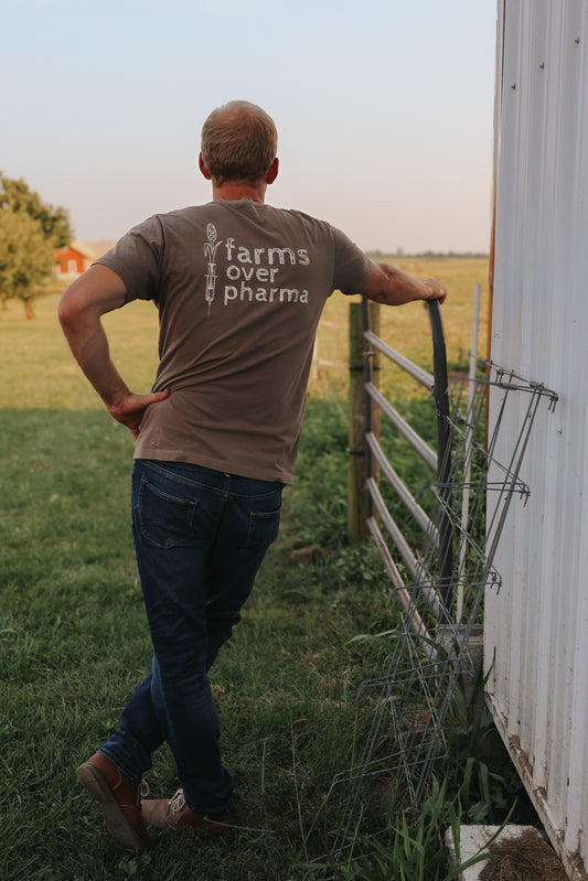 Farms over Pharma Needle - T Shirt