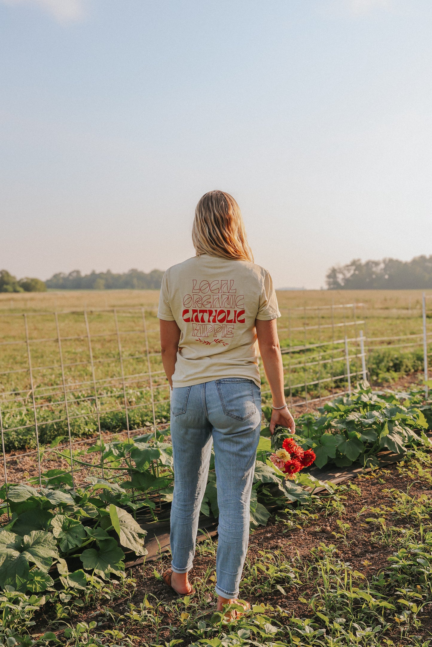 Local Organic Catholic Hippie- T Shirt